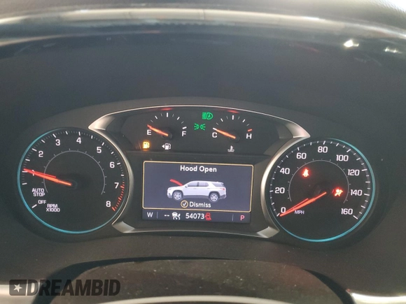 2023 Chevrolet Traverse RS with VIN 1GNERJKW8PJ127965, listed as a Copart auction lot 50863395 with 54,073 mi miles and Salvage Title. Bid and sale history available at carsss.com. Image 9.
