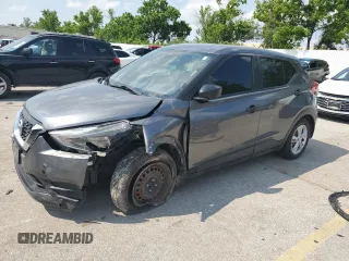 2020 Nissan Kicks S с VIN 3N1CP5BV3LL572883, выставлен на аукционе Copart как лот 60062975 с пробегом 71 660 миль миль и Списание • Salvage title. История ставок и продаж доступна на DreamBid. Изображение 1.
