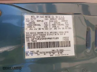 1997 Ford Ranger XL with VIN 1FTCR14A6VPB37129, listed as a IAAI auction lot 41745942 with 261,135 mi miles. Bid and sale history available at carsss.com. Image 9.