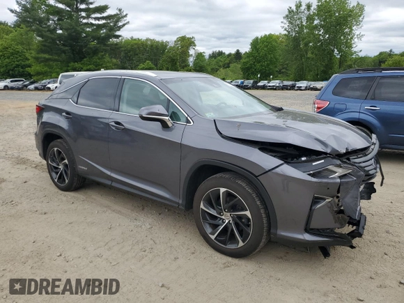 2016 Lexus RX 450h z VIN 2T2BGMCA0GC001306, wystawiony jako Copart lot #57262465 z przebiegiem 50 891 mil mil oraz Szkoda całkowita • Salvage title. Historia ofert i sprzedaży dostępna na DreamBid. Obrazek 4.