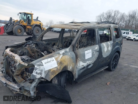 2012 Honda Pilot EX-L with VIN 5FNYF4H72CB063603, listed as a IAAI auction lot 41844710 with Not provided miles and . Bid and sale history available at DreamBid. Image 6.
