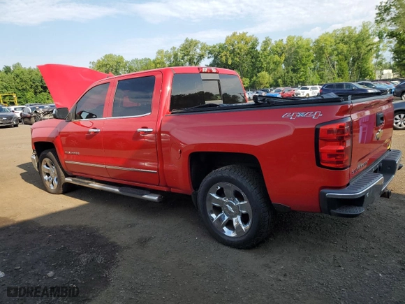 2015 Chevrolet Silverado 1500 LTZ with VIN 3GCUKSEC5FG153410, listed as a Copart auction lot 62053294 with 215,180 mi miles and Salvage Title. Bid and sale history available at carsss.com. Image 2.