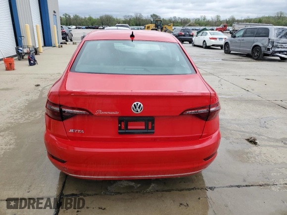 2020 Volkswagen Jetta S with VIN 3VWC57BU3LM086846, listed as a Copart auction lot 53946135 with 51,224 mi miles and Salvage title. Bid and sale history available at DreamBid. Image 6.