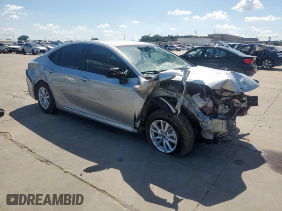 2025 Toyota Camry LE with VIN 4T1DAACK7SU069339, listed as a Copart auction lot 54189825 with Not Provided miles and Clean Title. Bid and sale history available at DreamBid. Image 4.