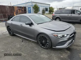 2020 Mercedes-Benz CLA 250 with VIN W1K5J4GB5LN103476, listed as a Copart auction lot 50691265 with 63,096 mi miles and Salvage Title. Bid and sale history available at DreamBid. Image 4.