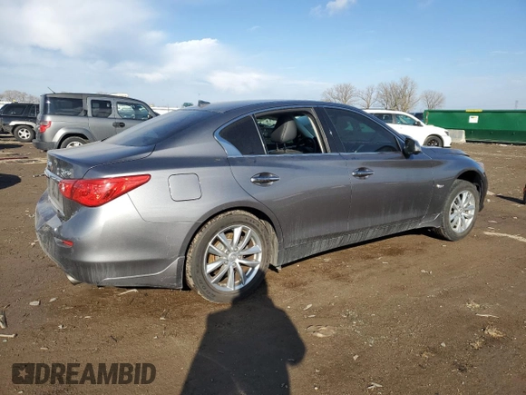 2017 Infiniti Q50 Premium with VIN JN1EV7AP7HM732712, listed as a Copart auction lot 44122965 with 85,549 mi miles and Salvage title. Bid and sale history available at DreamBid. Image 3.