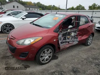 2014 Mazda 2 Sport with VIN JM1DE1KZ5E0182256, listed as a Copart auction lot 71729814 with Not Provided miles and Salvage Title. Bid and sale history available at carsss.com. Image 1.