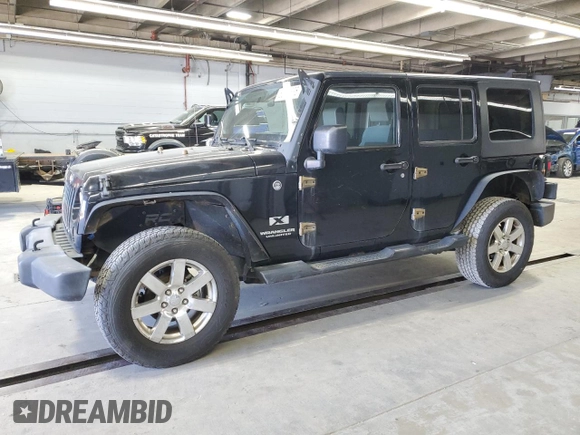 2008 Jeep Wrangler Unlimited X with VIN 1J4GA391X8L529324, listed as a Copart auction lot 56750835 with 175,590 mi miles and Clean Title. Bid and sale history available at DreamBid. Image 1.