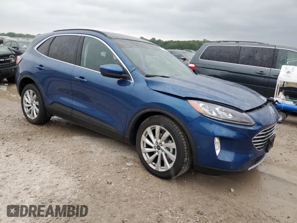2022 Ford Escape Titanium с VIN 1FMCU9J95NUB64746, выставлен на аукционе Copart как лот 57643815 с пробегом 32 476 миль миль и Списание • Salvage title. История ставок и продаж доступна на DreamBid. Изображение 4.