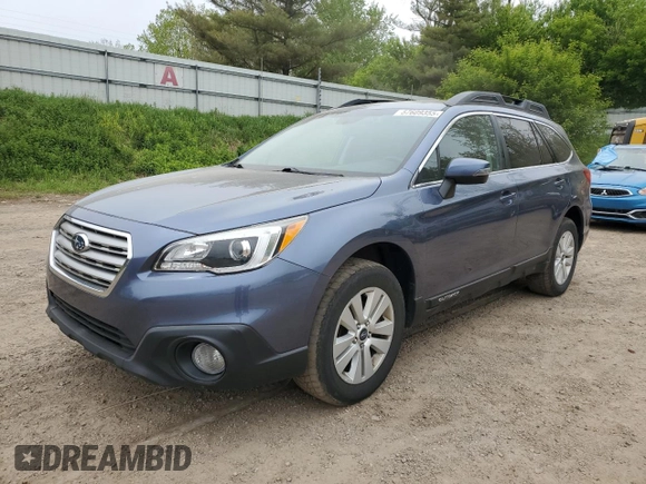 2015 Subaru Outback Premium with VIN 4S4BSBHC7F3337829, listed as a Copart auction lot 57609355 with 126,647 mi miles and Clean title. Bid and sale history available at DreamBid. Image 1.