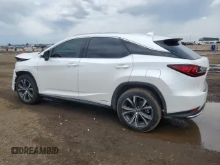 2020 Lexus RX 450h with VIN 2T2HGMDA0LC047964, listed as a Copart auction lot 58423355 with 26,140 mi miles and Salvage title. Bid and sale history available at DreamBid. Image 2.
