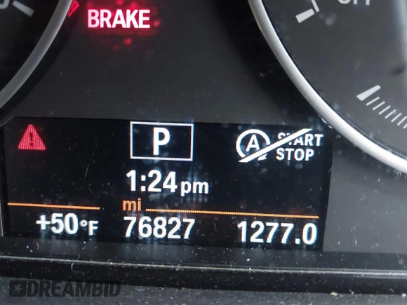 2016 BMW 3 Series 320i with VIN WBA8A9C59GK615704, listed as a IAAI auction lot 41431347 with 76,827 mi miles. Bid and sale history available at carsss.com. Image 15.