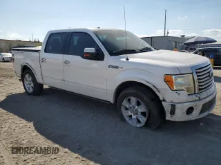 2011 Ford F-150 Lariat with VIN 1FTFW1E69BFA62878, listed as a Copart auction lot 75268164 with 168,779 mi miles and Salvage Title. Bid and sale history available at carsss.com. Image 4.
