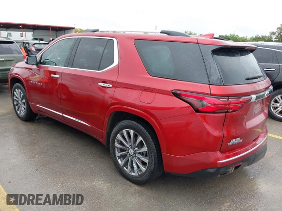 2023 Chevrolet Traverse Premier with VIN 1GNERKKW2PJ106602, listed as a IAAI auction lot 41890535 with 34,650 mi miles and . Bid and sale history available at DreamBid. Image 3.