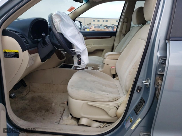 2009 Hyundai Santa Fe SE with VIN 5NMSH13EX9H281106, listed as a Copart auction lot 51635095 with 117,464 mi miles and Salvage Title. Bid and sale history available at carsss.com. Image 7.