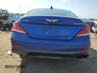 2019 Genesis G70 2.0T Advanced with VIN KMTG64LA3KU030227, listed as a Copart auction lot 75697324 with 79,926 mi miles and Non Repairable. Bid and sale history available at carsss.com. Image 6.