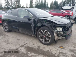 2019 Jaguar I-PACE HSE with VIN SADHD2S11K1F75415, listed as a IAAI auction lot 41037733 with 58,573 mi miles. Bid and sale history available at carsss.com. Image 1.