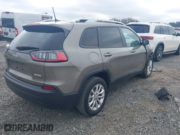 2020 Jeep Cherokee Latitude with VIN 1C4PJLCB8LD525508, listed as a IAAI auction lot 40972966 with 28,609 mi miles and . Bid and sale history available at DreamBid. Image 4.