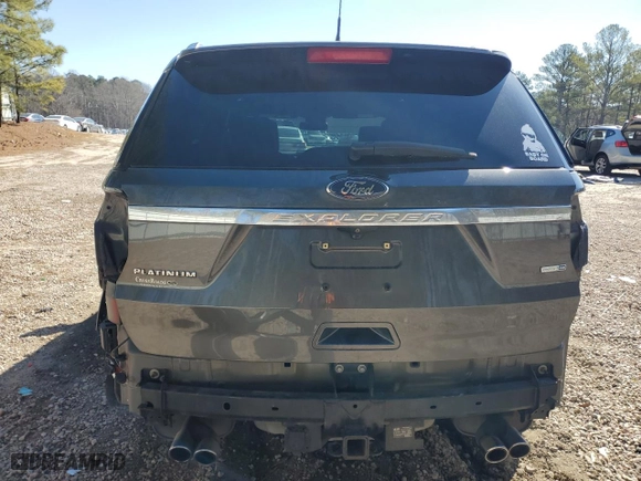 2018 Ford Explorer Platinum with VIN 1FM5K8HT9JGA46993, listed as a Copart auction lot 47294465 with 102,966 mi miles and Salvage Title. Bid and sale history available at carsss.com. Image 6.