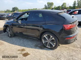 2023 Audi Q5 Sportback S line Premium Plus with VIN WA15AAFY1P2180698, listed as a Copart auction lot 68322044 with 0 mi miles and Salvage Title. Bid and sale history available at carsss.com. Image 2.