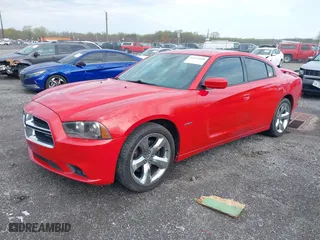 2011 Dodge Charger RT with VIN 2B3CL5CT9BH507017, listed as a IAAI auction lot 41922688 with 202,342 mi miles. Bid and sale history available at carsss.com. Image 2.