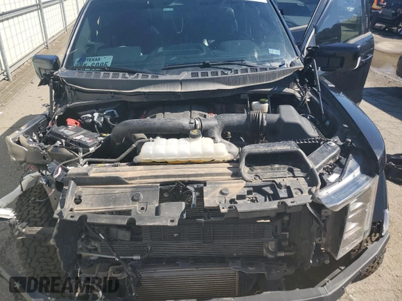 2023 Ford F-150 Raptor with VIN 1FTFW1RGXPFC88745, listed as a Copart auction lot 47529385 with 32,220 mi miles and Salvage Title. Bid and sale history available at DreamBid. Image 11.