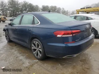 2020 Volkswagen Passat 2.0T SEL with VIN 1VWCA7A31LC021306, listed as a Copart auction lot 44201725 with 34,006 mi miles and Salvage Title. Bid and sale history available at carsss.com. Image 2.