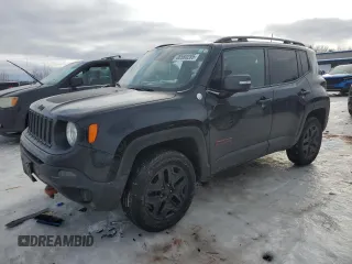 2018 Jeep Renegade Trailhawk z VIN ZACCJBCB8JPH16594, wystawiony jako Copart lot #88580285 z przebiegiem 103 203 mil mil oraz Czysty tytuł • Clean title. Historia ofert i sprzedaży dostępna na DreamBid. Obrazek 1.