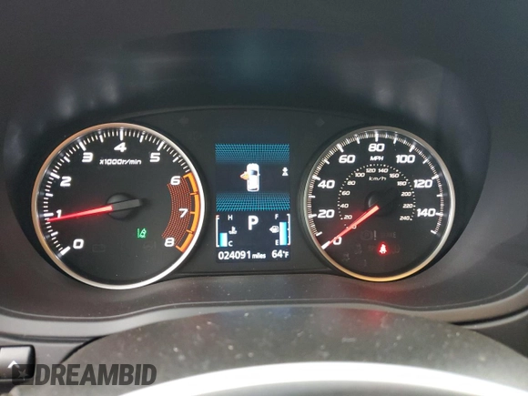 2022 Mitsubishi Eclipse Cross LE with VIN JA4ASVAA0NZ055595, listed as a Copart auction lot 78072354 with 24,091 mi miles and Salvage title. Bid and sale history available at DreamBid. Image 9.