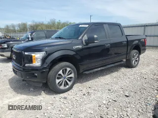 2019 Ford F-150 XL with VIN 1FTEW1EP7KKF06240, listed as a Copart auction lot 54213915 with 29,875 mi miles and Salvage Title. Bid and sale history available at carsss.com. Image 1.