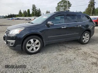 2014 Chevrolet Traverse LTZ z VIN 1GNKVJKD4EJ291157, wystawiony jako Copart lot #54714995 z przebiegiem 130 503 mil mil oraz Szkoda całkowita • Salvage title. Historia ofert i sprzedaży dostępna na DreamBid. Obrazek 1.