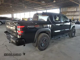 2025 Nissan Frontier S with VIN 1N6ED1EK6SN623961, listed as a Copart auction lot 57083555 with 4,720 mi miles and Salvage title. Bid and sale history available at DreamBid. Image 3.