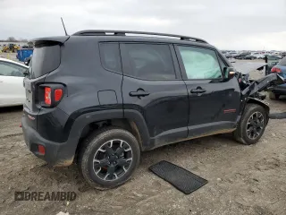 2023 Jeep Renegade Trailhawk with VIN ZACNJDC1XPPP60937, listed as a Copart auction lot 45157965 with 4,151 mi miles and Salvage title. Bid and sale history available at DreamBid. Image 3.