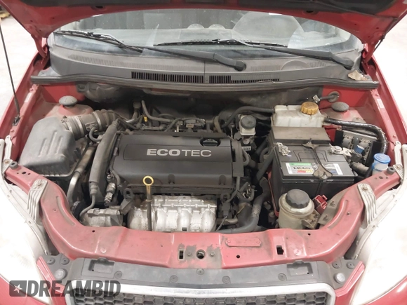 2009 Chevrolet Aveo 1LT with VIN KL1TD66E89B610602, listed as a IAAI auction lot 41829837 with 121,664 mi miles and . Bid and sale history available at DreamBid. Image 10.