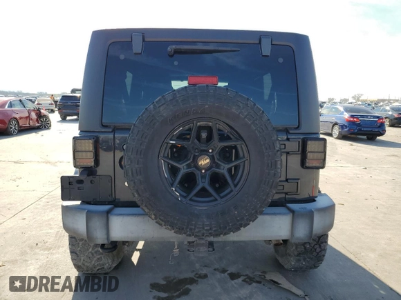 2017 Jeep Wrangler Unlimited Sport with VIN 1C4BJWDG7HL607071, listed as a Copart auction lot 88985355 with 123,795 mi miles and Salvage title. Bid and sale history available at DreamBid. Image 6.