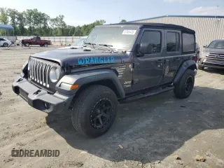 2018 Jeep Wrangler Unlimited Sport S with VIN 1C4HJXDN0JW278667, listed as a Copart auction lot 57303405 with 108,666 mi miles and Clean title. Bid and sale history available at DreamBid. Image 1.