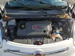 2014 FIAT 500L Lounge with VIN ZFBCFACH8EZ004015, listed as a Copart auction lot 73840584 with 0 mi miles and Salvage Title. Bid and sale history available at carsss.com. Image 11.