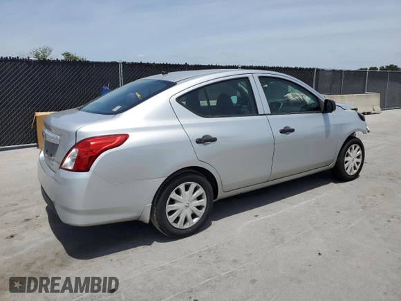2015 Nissan Versa SV with VIN 3N1CN7APXFL835511, listed as a Copart auction lot 54105085 with 168,382 mi miles and Salvage Title. Bid and sale history available at carsss.com. Image 3.