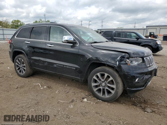 2018 Jeep Grand Cherokee High Altitude with VIN 1C4RJFCGXJC107475, listed as a Copart auction lot 56899145 with 55,930 mi miles and Salvage title. Bid and sale history available at DreamBid. Image 4.