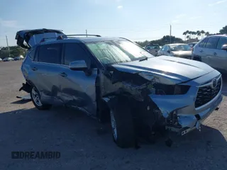 2021 Toyota Highlander L with VIN 5TDZZRAH2MS075954, listed as a IAAI auction lot 41711428 with 145,476 mi miles and . Bid and sale history available at DreamBid. Image 1.