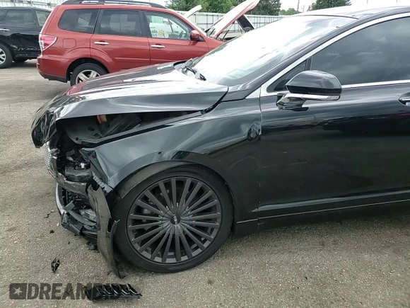 2017 Lincoln MKZ Reserve with VIN 3LN6L5E96HR648522, listed as a Copart auction lot 57698155 with 106,379 mi miles and Salvage title. Bid and sale history available at DreamBid. Image 13.