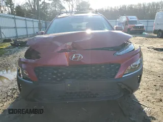 2023 Hyundai Kona SEL with VIN KM8K3CAB0PU053328, listed as a Copart auction lot 49893475 with 3,363 mi miles and Salvage Title. Bid and sale history available at carsss.com. Image 5.