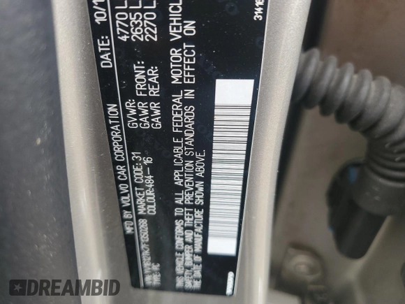 2015 Volvo S60 T5 Premier with VIN YV1612TK7F1350268, listed as a Copart auction lot 53473675 with 115,545 mi miles and Salvage Title. Bid and sale history available at carsss.com. Image 12.