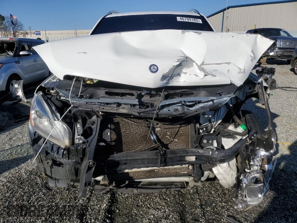 2015 Mercedes-Benz M ML 350 with VIN 4JGDA5HB7FA546715, listed as a Copart auction lot 46799185 with 133,491 mi miles and Salvage Title. Bid and sale history available at carsss.com. Image 5.