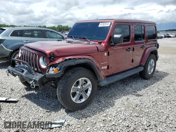 2021 Jeep Wrangler Unlimited Sahara High Altitude с VIN 1C4HJXEG7MW604145, выставлен на аукционе Copart как лот 61352514 с пробегом 55 459 миль миль и Списание • Salvage title. История ставок и продаж доступна на DreamBid. Изображение 1.