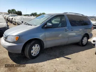 2000 Toyota Sienna LE with VIN 4T3ZF13C6YU296375, listed as a Copart auction lot 63846875 with 279,915 mi miles and Salvage title. Bid and sale history available at DreamBid. Image 1.
