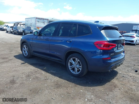 2021 BMW X3 sDrive30i with VIN 5UXTY3C08M9E91116, listed as a IAAI auction lot 41799060 with 25,049 mi miles. Bid and sale history available at carsss.com. Image 3.