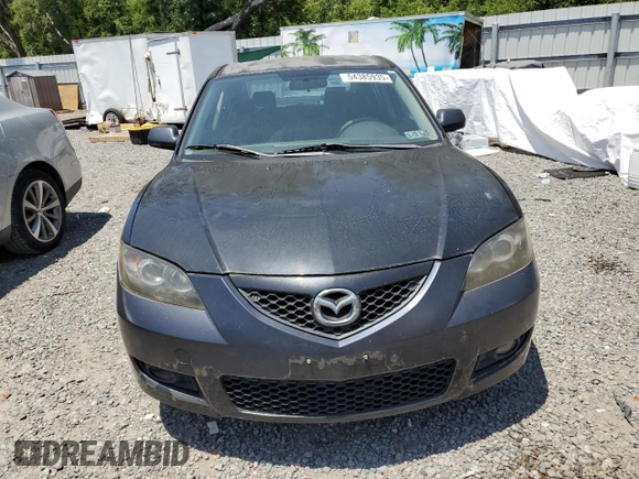 2009 Mazda Mazda3 i Touring Value with VIN JM1BK32G491214365, listed as a Copart auction lot 54385935 with 172,953 mi miles and Salvage Title. Bid and sale history available at carsss.com. Image 5.