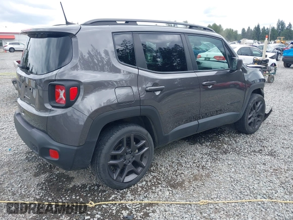 2021 Jeep Renegade Latitude with VIN ZACNJDBB8MPM77202, listed as a IAAI auction lot 42554666 with 18,489 mi miles and . Bid and sale history available at DreamBid. Image 4.