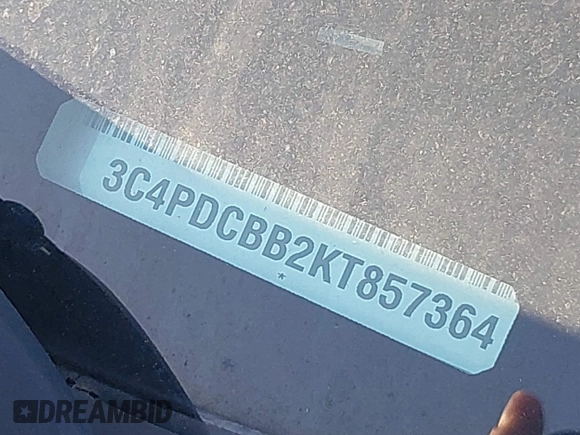 2019 Dodge Journey SE с VIN 3C4PDCBB2KT857364, выставлен на аукционе IAAI как лот 42213527 с пробегом 81 753 миль миль и . История ставок и продаж доступна на DreamBid. Изображение 18.